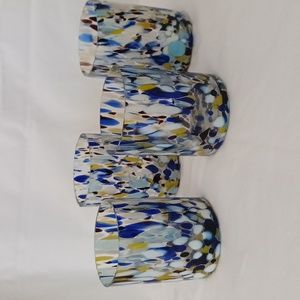 Amalfi Glass Tealight / Votive Holder